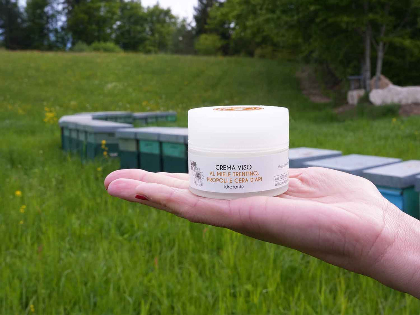 Crema viso al miele trentino propoli e cera d'api