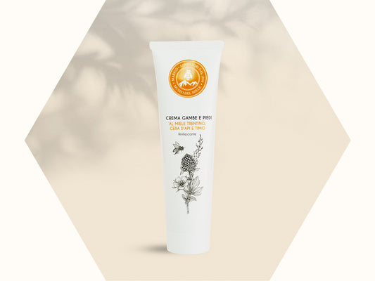 Crema gambe e piedi al miele trentino