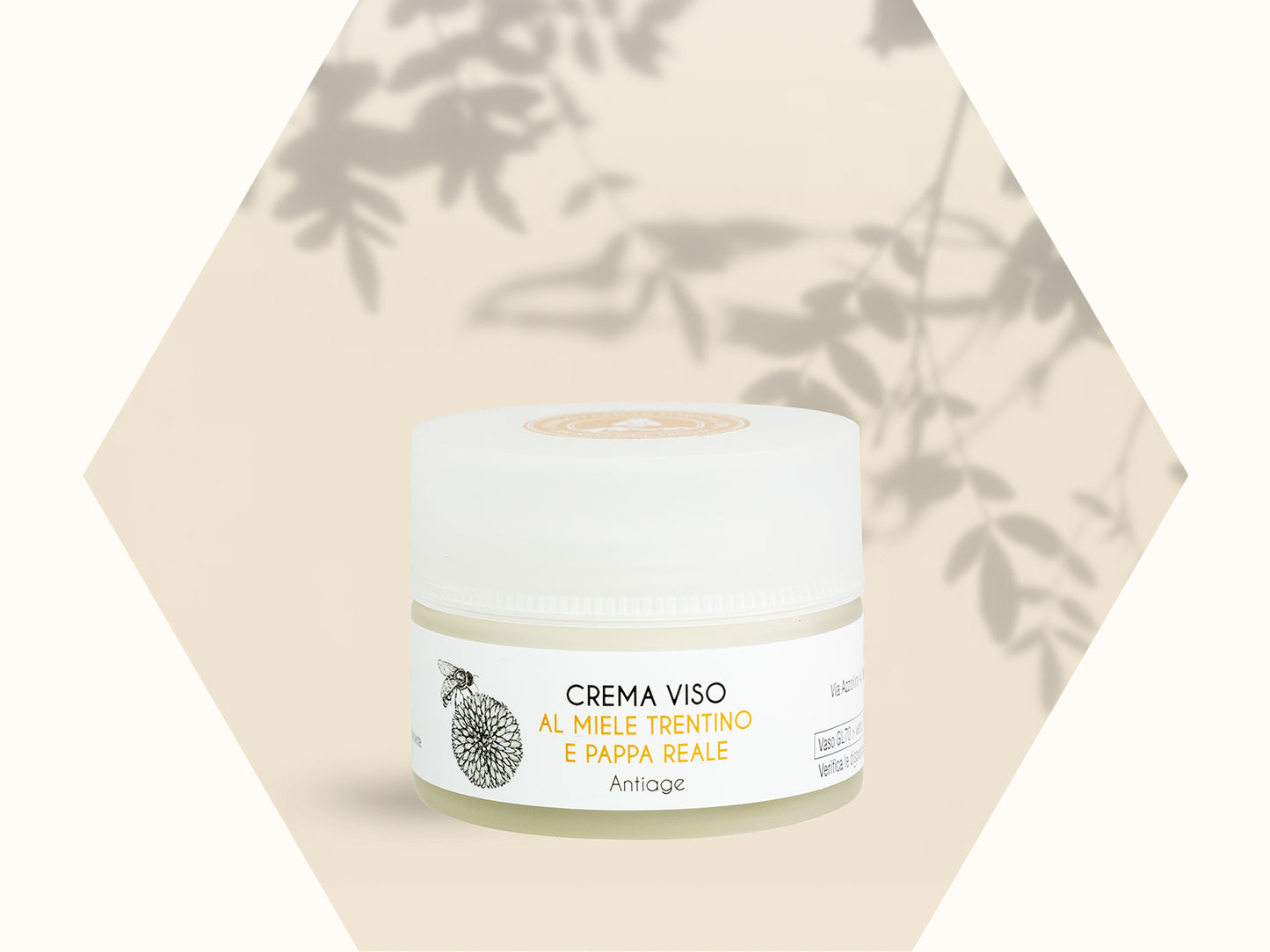 Crema viso al miele trentino e pappa reale